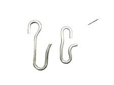 Metal curtain S Ess hooks Attach tape to track pole gliders Hospital cubicle