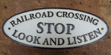Heavy Cast Iron STOP Look &