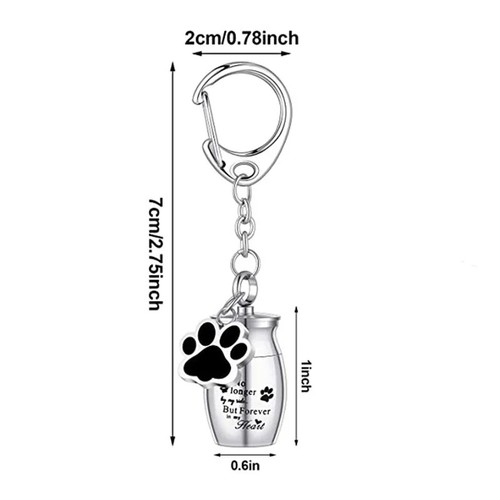 Pet urns keychain - urns, stainless