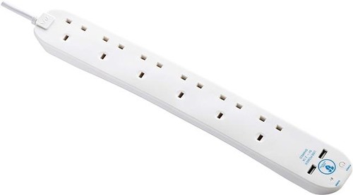 Masterplug six socket - masterplug,
