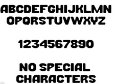 Personalised Vinyl Name