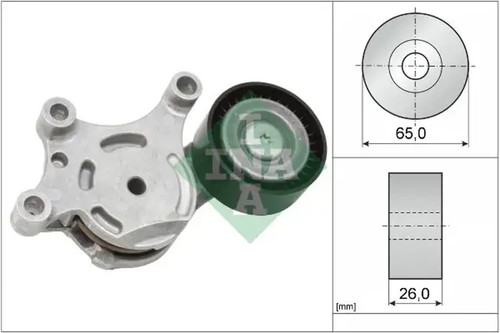 Multi ribbed belt tensioner - v-belt,