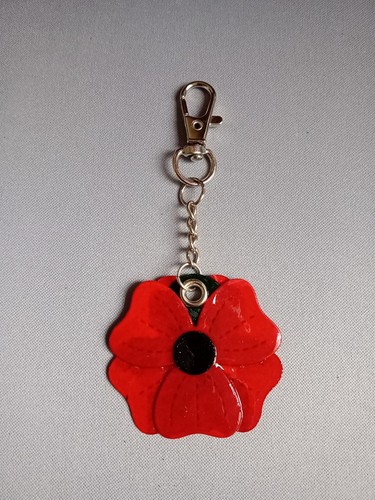 Handmade resin red poppy - handmade,
