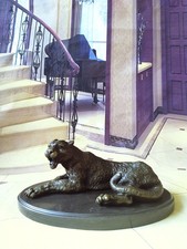 Leopard Jaguar Bronze statue