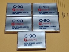 5 X Fortune  C90 Blank Audio