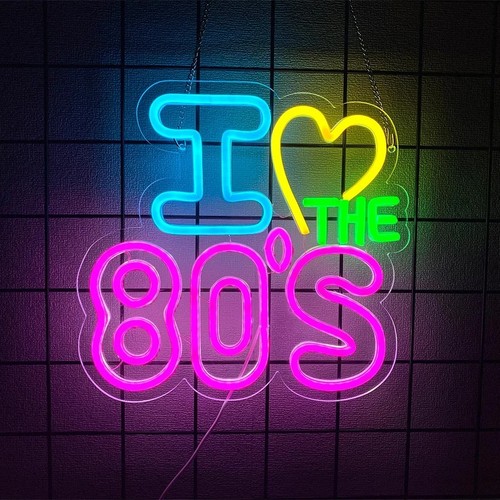 80s retro nostalgic neon - nostalgic, sign