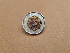 Royal Scots Sweetheart Brooch WW2 Sterling Silver And Mother Of Pearl Backing