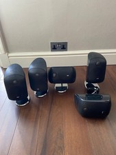5 x B&W Bowers & Wilkins M1 Mk2 speakers - black