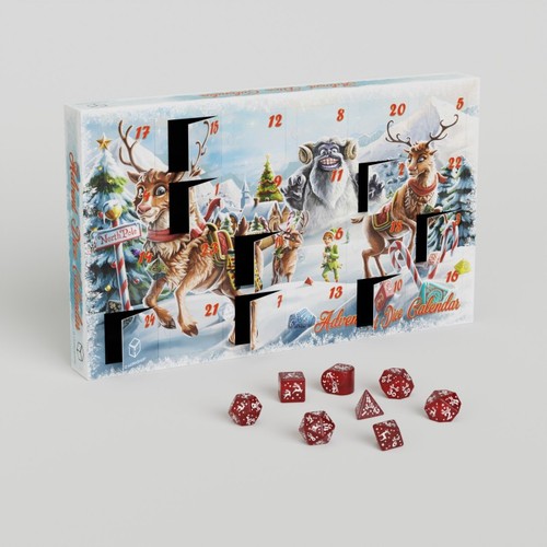 Advent dice calendar - advent,