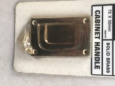 UNUSED SOLID BRASS METAL