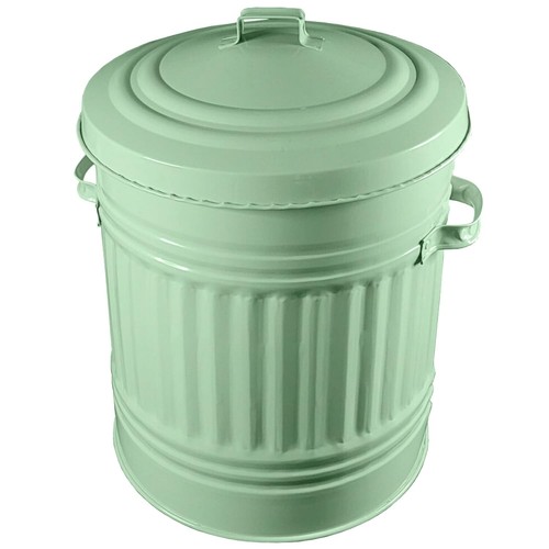 30l galvanised metal - galvanised, bin