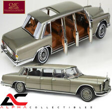 CMC M-204 1:18 MERCEDES-BENZ 600 PULLMAN LIMO W/ SUNROOF MINK GREY METALLIC