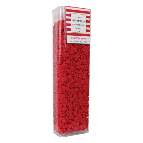Red hearts sprinkles oz - hearts, 4