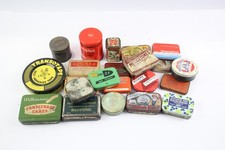 Advertising Tin Metal Boxes Antique Vintage Confectionary Snuff Dunlop Lion
