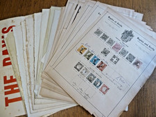ITALY & ITALIAN STATES large early stamp collection on old album pages *HUGE CV*