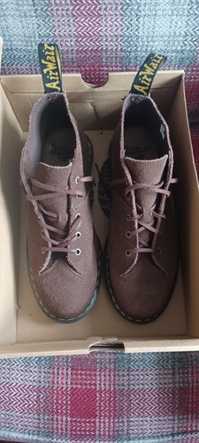 Martens brown suede church - suede,