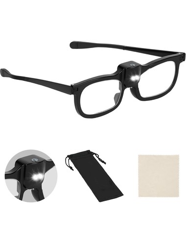 Magnifying glasses with - with, light