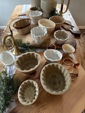 Selection Of Vintage Ceramic  Jelly Moulds