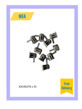10046078 x10 IKEA Shelf