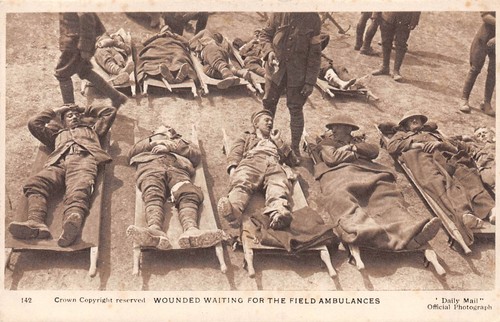 Postcard military wwi - military,