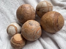 Unique Set of 6 Carved