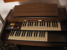 Farfisa Electric Organ includes Stool in Working Order Excellent Condition