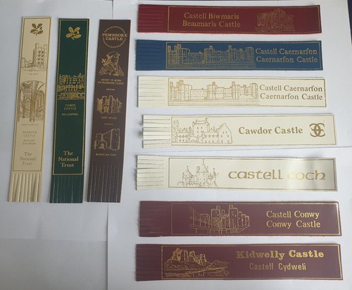 Wales leather bookmark - wales,