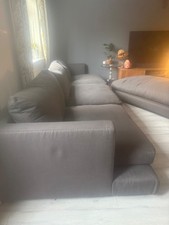 Long island  large Flexform sofa and ottoman 