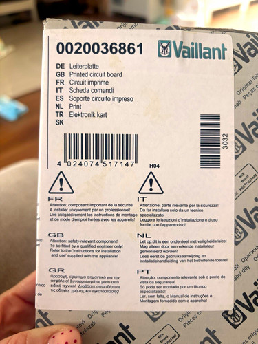 Vaillant printed circuit board - vaillant,