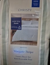 Christy Green Stripe Duvet