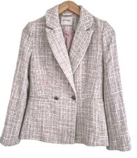Pastel Pink Tailored Boucle