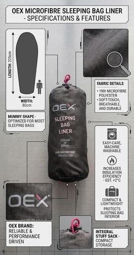 Oex polyester microfibre - polyester, mummy