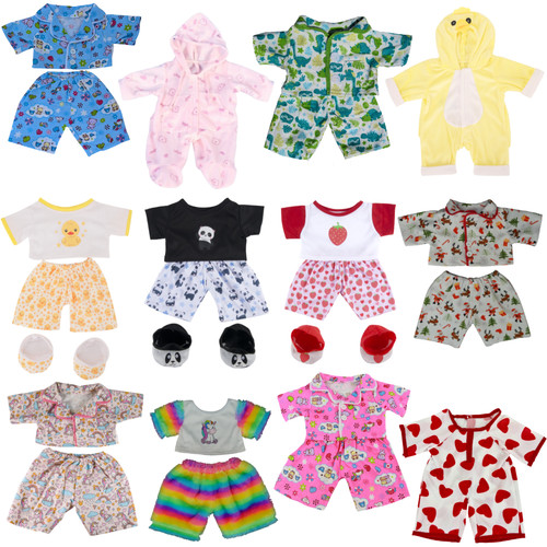 Teddy bear clothes pyjamas - -,