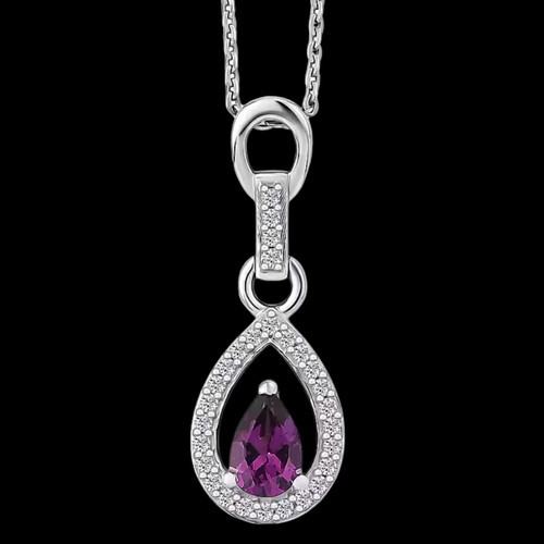 Rhodium plated sterling silver - plated,