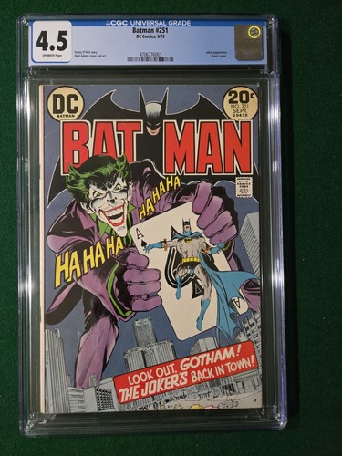 Batman 251 cgc 5 - cgc, classic