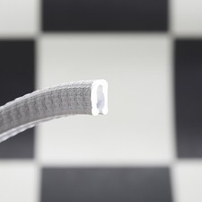 Scooter Moped White Edge Trim Wind Leg Shield -Vespa Piaggio Lambretta PX