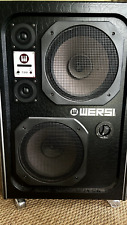 2x Wersi T210 Organ HiFi dual loaded speaker pair Soundsytem Cabinets