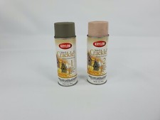 KRYLON MAKE IT CRACKLE effect Step 1&2 ANTIQUE FINISH TOP COAT 12oz 2 Pack