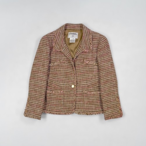 Chanel jacket pink - chanel, tweed