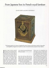 FROM JAPANESE BOX TO FRENCH