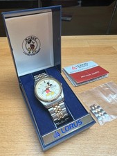 Vintage Disney Mickey Mouse Watch Lorus Quartz Wrist Watch