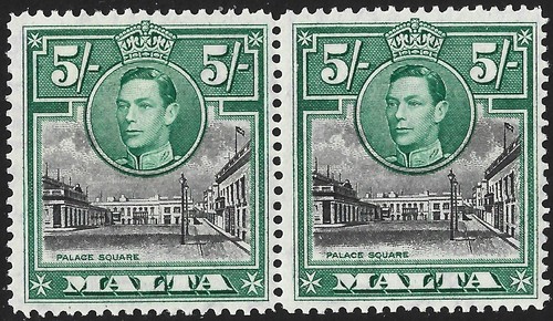 Malta 1938 black - malta, 5s