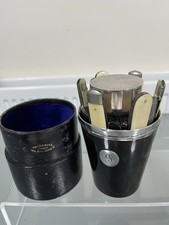 Crimean War 1850s Military Officers Campaign Cutlery, Drinks, Condiment Set