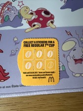 McDonald’s Coffee Loyalty Card Bean Stickers 2021