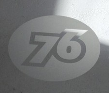 76 EXTERNAL Decal 3.5” Dia