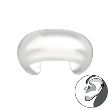 925 Sterling Silver Plain Ear Cuff