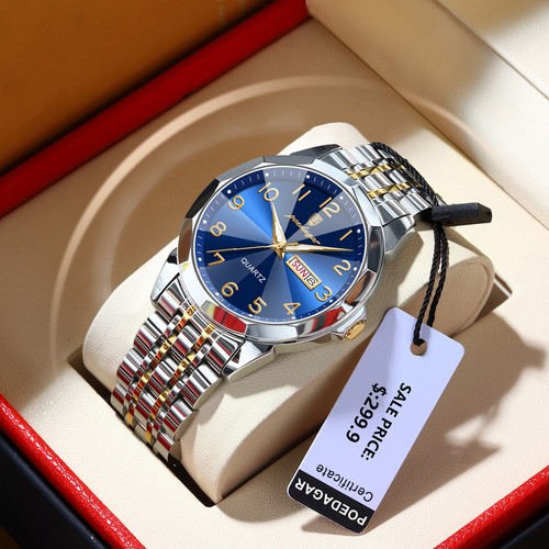 Men date quartz watches - date,