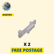 2 x 147191 IKEA White Plastic Drawer Rail Locks for NORDLI, BESTA [Slovakia]