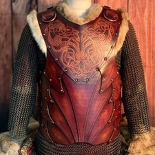 The Fafnir LARP Leather Body Size 40-48" Saddle Tan