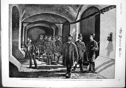 Antique old print vaults - antique,